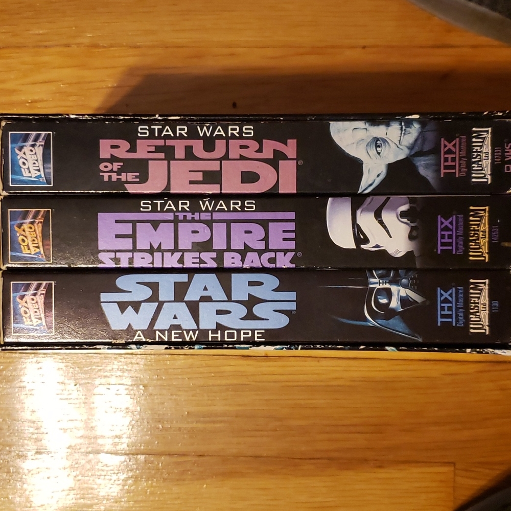 VHS Star Wars Trilogy box set